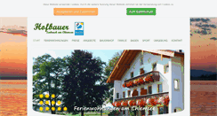 Desktop Screenshot of chiemgau-hofbauer.de